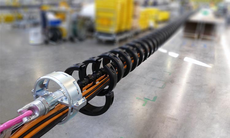 Cables Weighing Tons Guided By Quickly Mounted Igus Energy Chain | Engineering Review