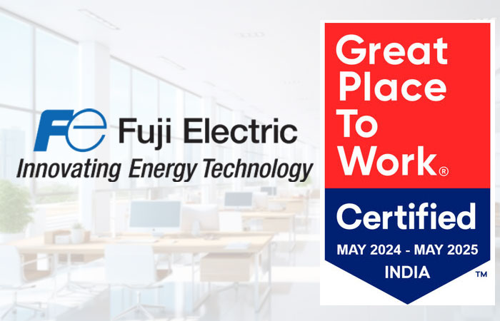 Fuji Electric India Earns Great Place To Work Certification For The Second Consecutive Year | ENGINEERING REVIEW | Manufacturing | Industrial Sector Magazine & Portal | Indian Industrial Information | Manufacturing Industry Update | Manufacturing Technology Update